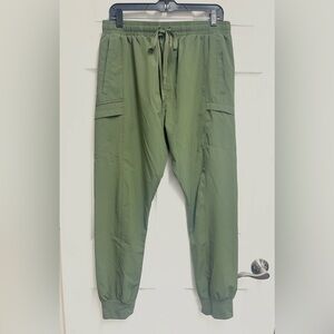 Scrubaid Women's Olive Green Jogger Scrub Pants sz L